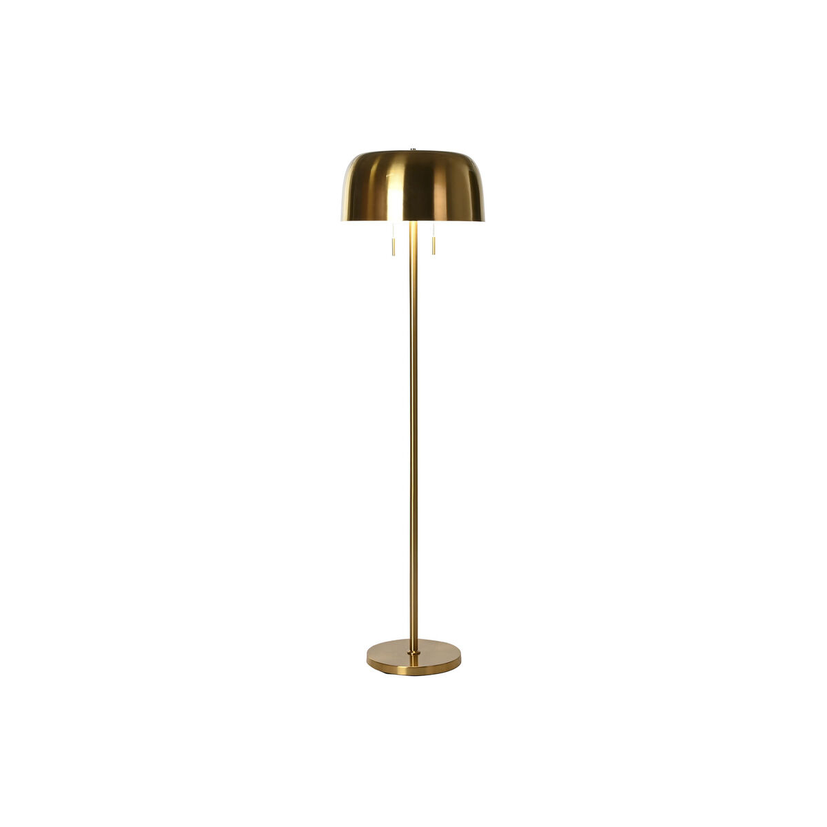 Golvlampa Home ESPRIT Gyllene Metall 50 W 220 V 41 x 41 x 148 cm
