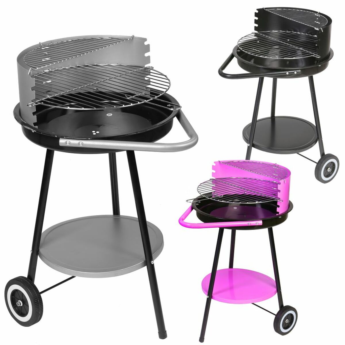 Grill Milena Svart 47 x 60 x 78 cm - 6