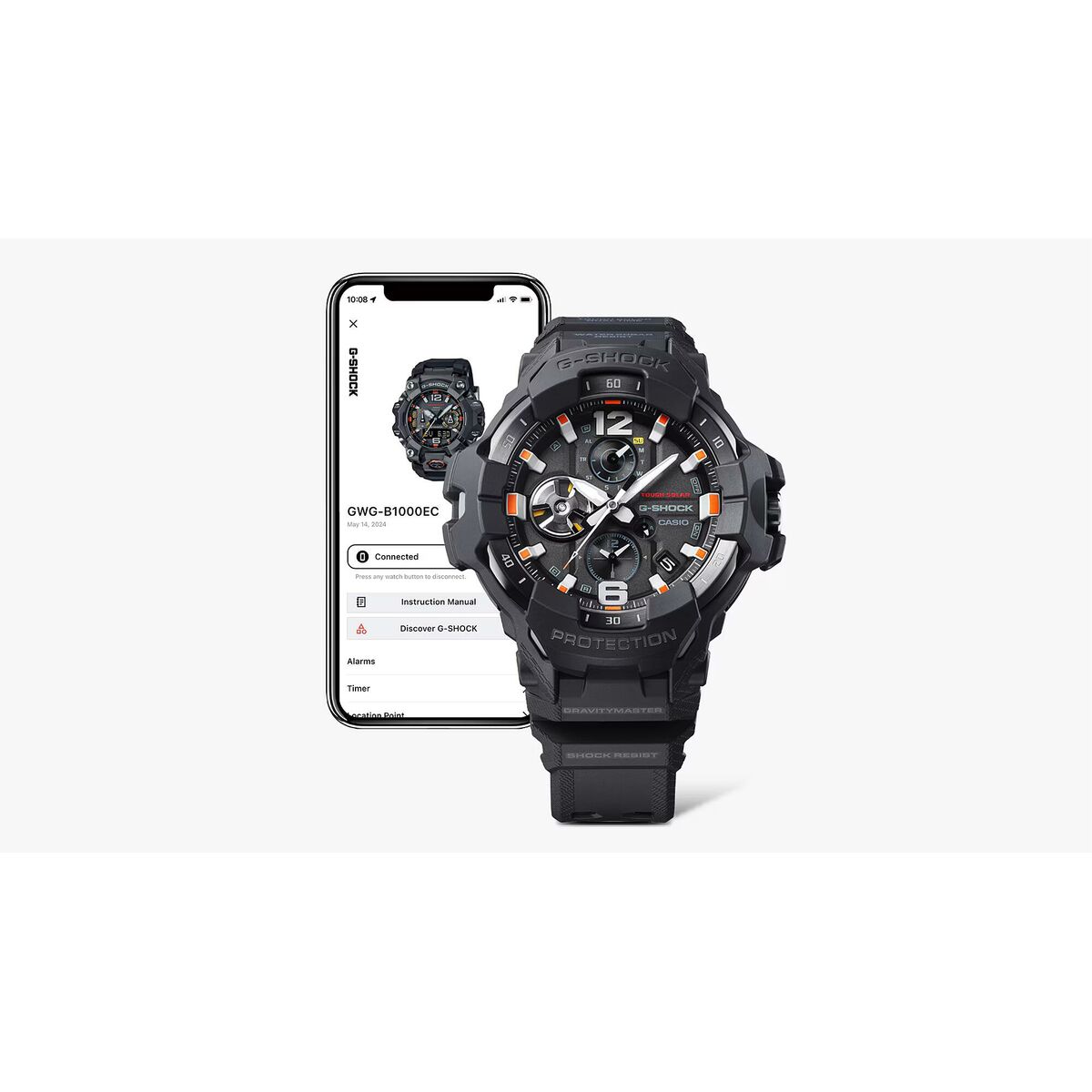 Herrklocka Casio G-Shock GR-B300EC-1AER (Ø 55 mm) - 5