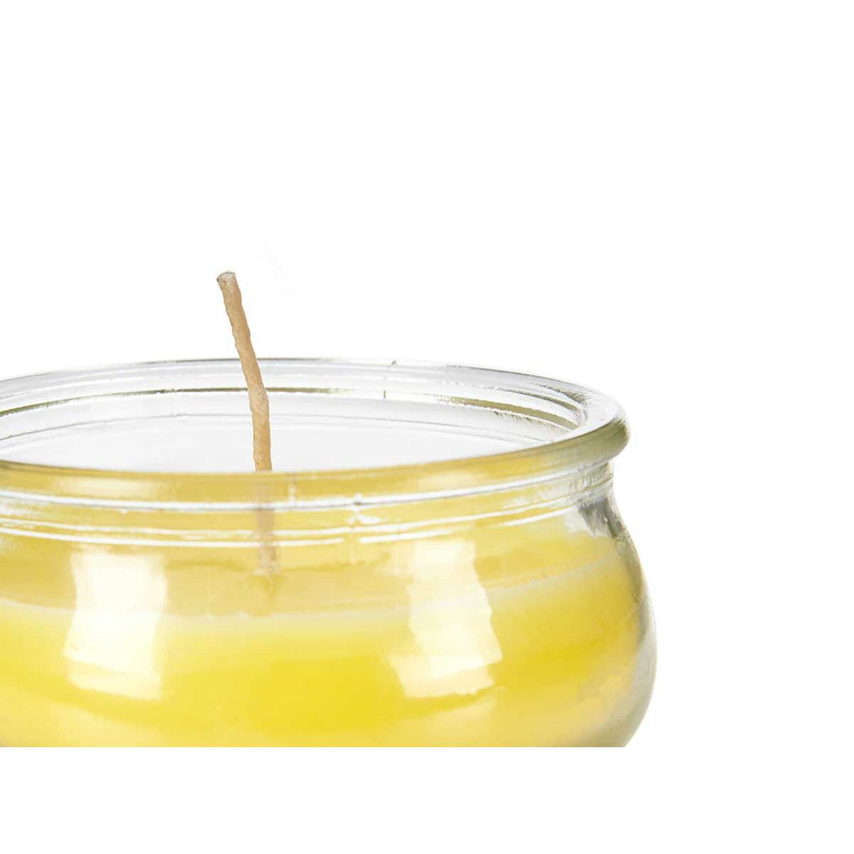 Ljus Ibergarden Gul Glas Vax 7,7 x 4 x 7,7 cm (24 antal) - 2
