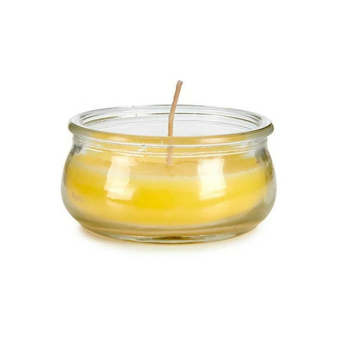 Ljus Ibergarden Gul Glas Vax 7,7 x 4 x 7,7 cm (24 antal) - 4