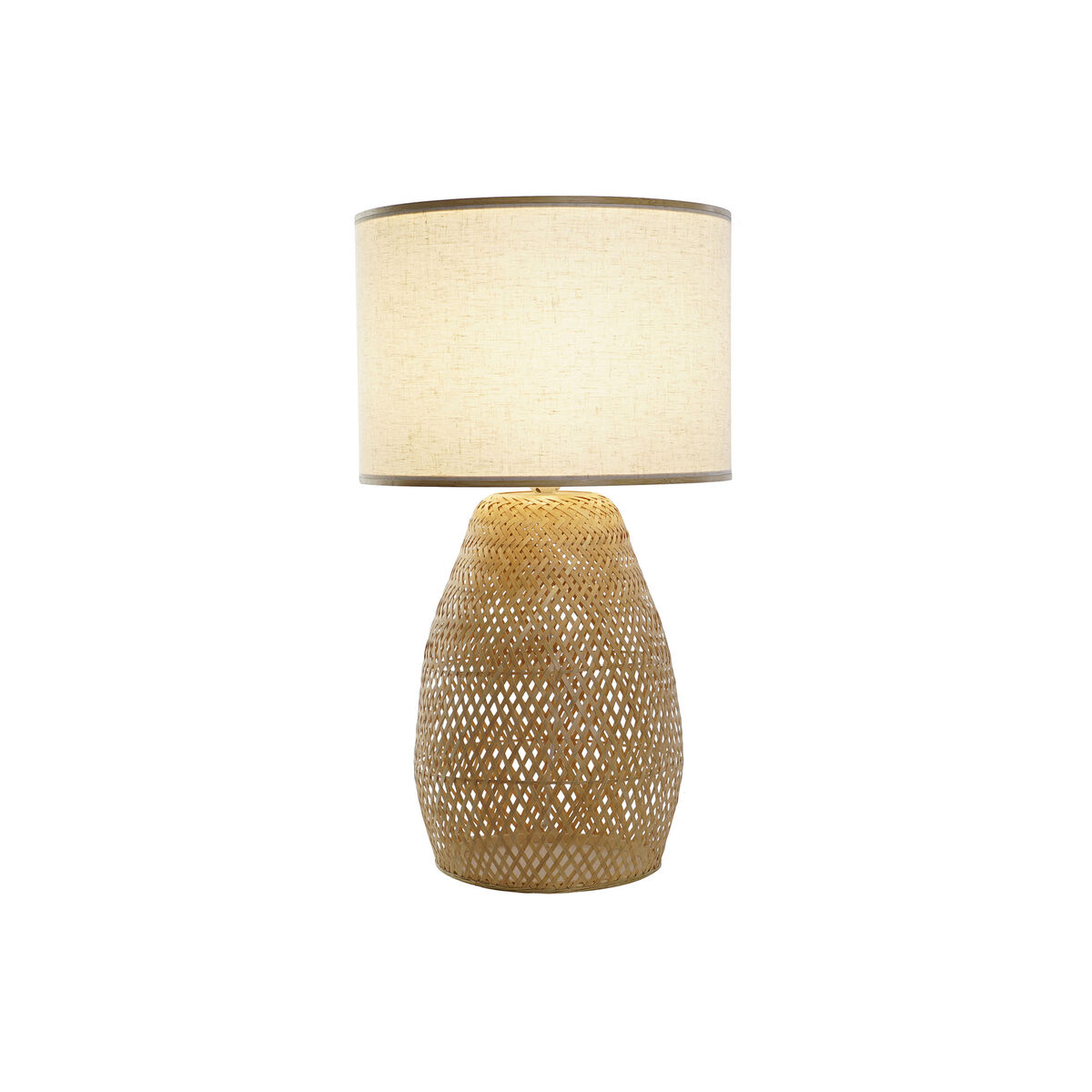 Bordslampa DKD Home Decor Brun Naturell Bambu 50 W 220 V 40 x 40 x 71 cm - 5