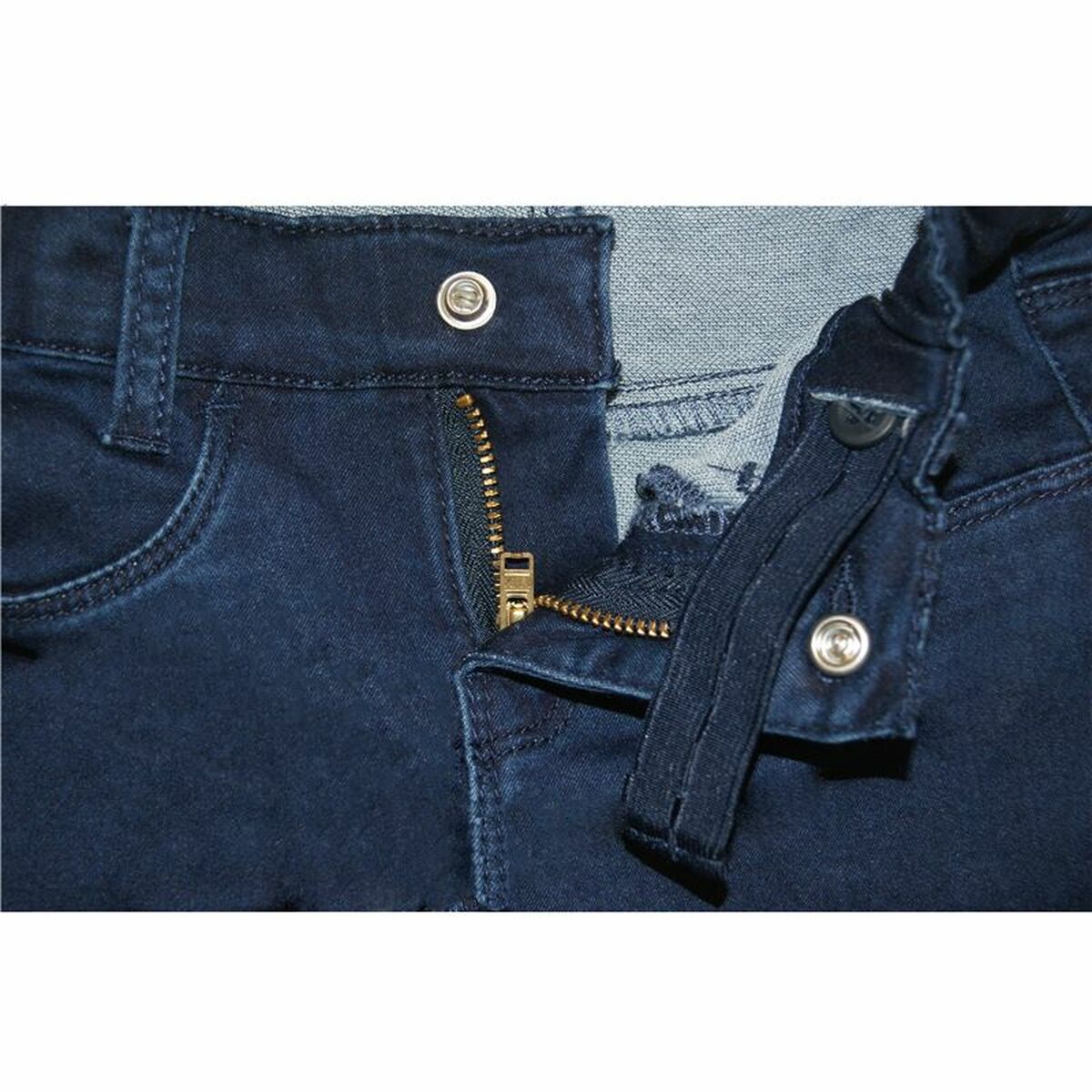 Byxor för vuxna Levi's NI23507 Mörkblå Barn Kvinna - 3