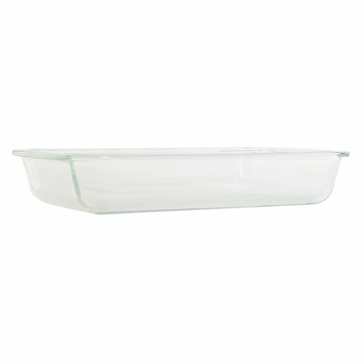 Ugnsplåt DKD Home Decor Transparent Borosilikatglas (35 x 21.5 x 6 cm)