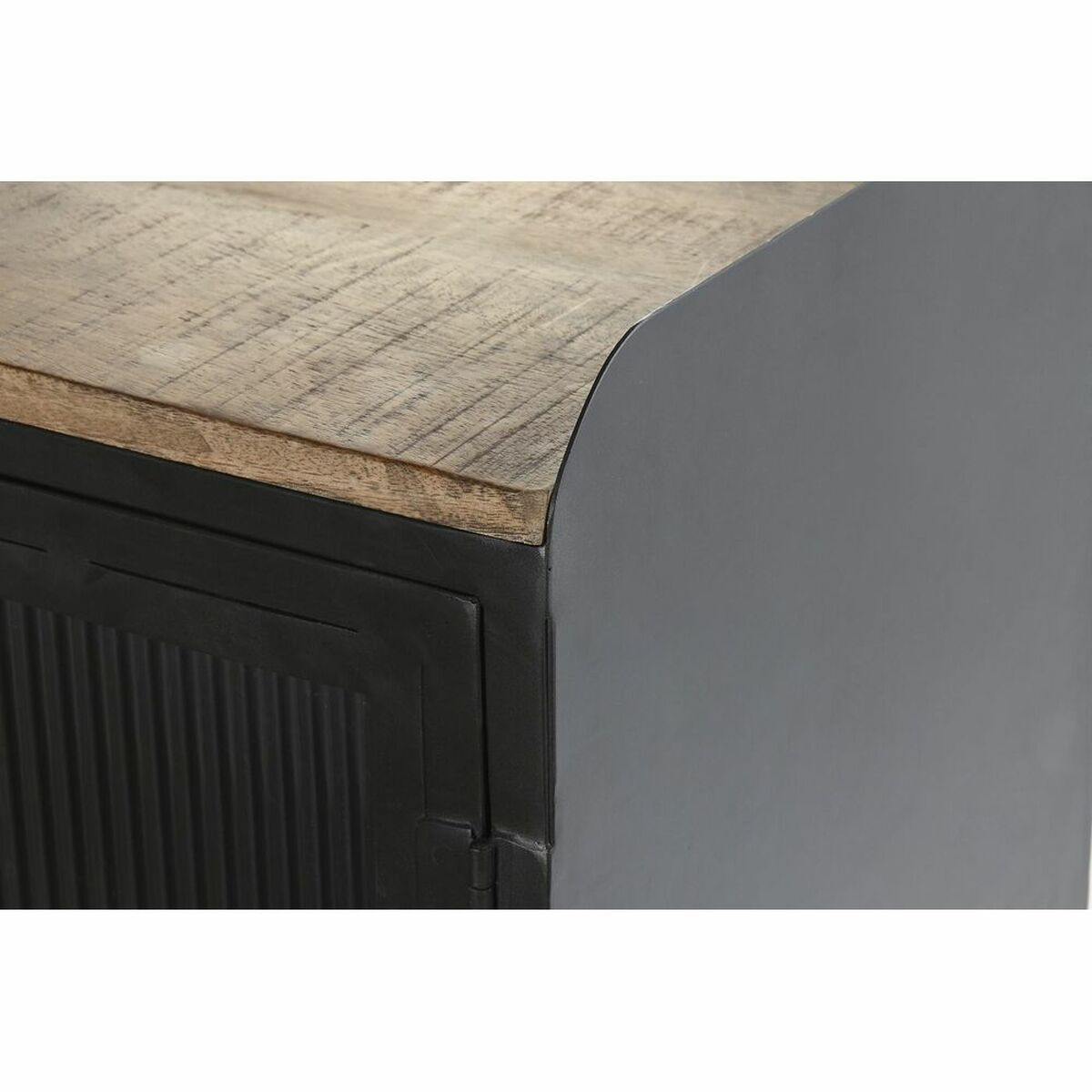 Skänk DKD Home Decor   Svart Gyllene Naturell Metall Mangoträ 145 x 40 x 85 cm - 21