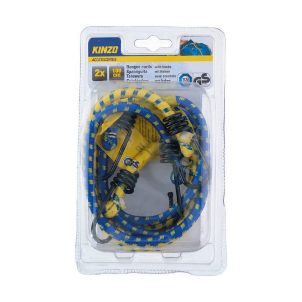 Gummirep Kinzo Bil 100 cm Ø 8 mm (2 antal) - 2