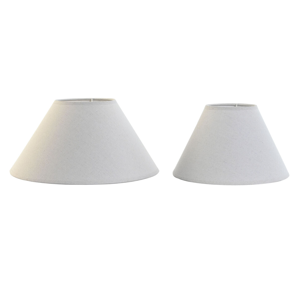 Lampskärm Home ESPRIT linne Metall 45 x 45 x 21 cm (2 antal)