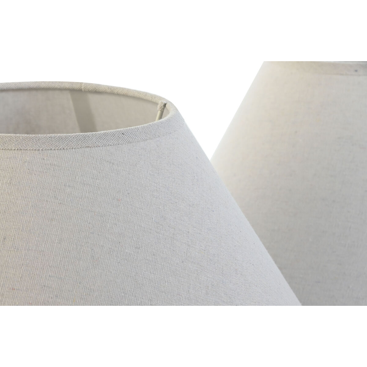 Lampskärm Home ESPRIT linne Metall 45 x 45 x 21 cm (2 antal) - 2