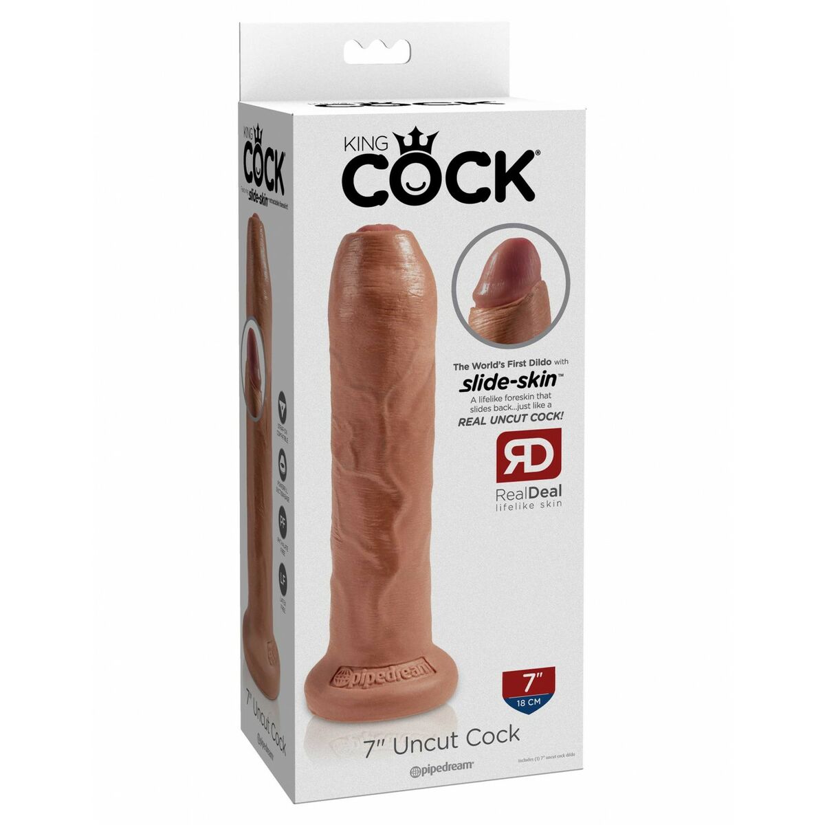 Realistisk dildo Pipedream - King Cock - 2
