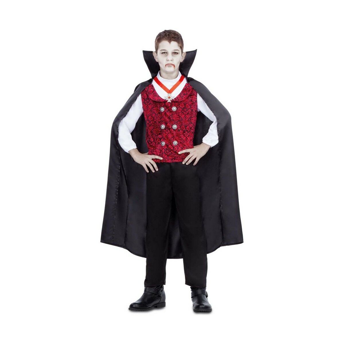 Maskeraddräkt för barn My Other Me Vampyr 7-9 år (4 Delar)