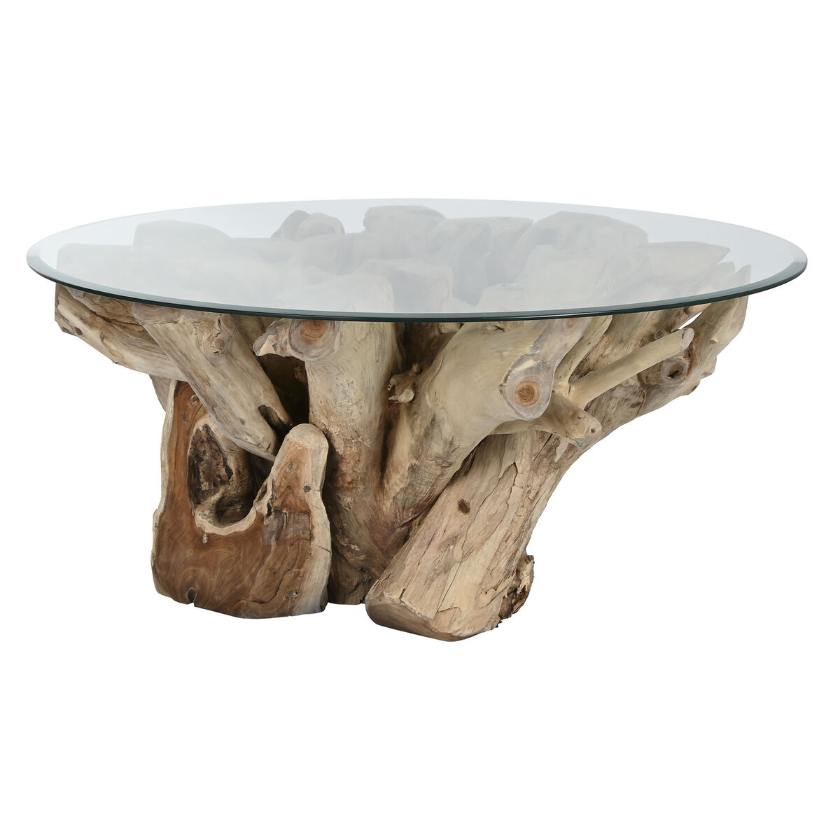 Soffbord Home ESPRIT Naturell 100 x 100 x 45 cm - 5