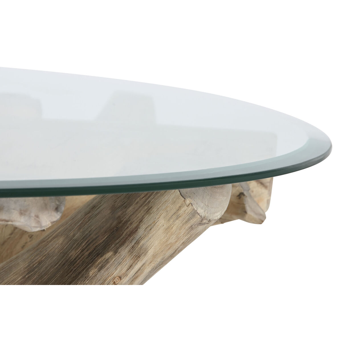 Soffbord Home ESPRIT Naturell 100 x 100 x 45 cm - 4