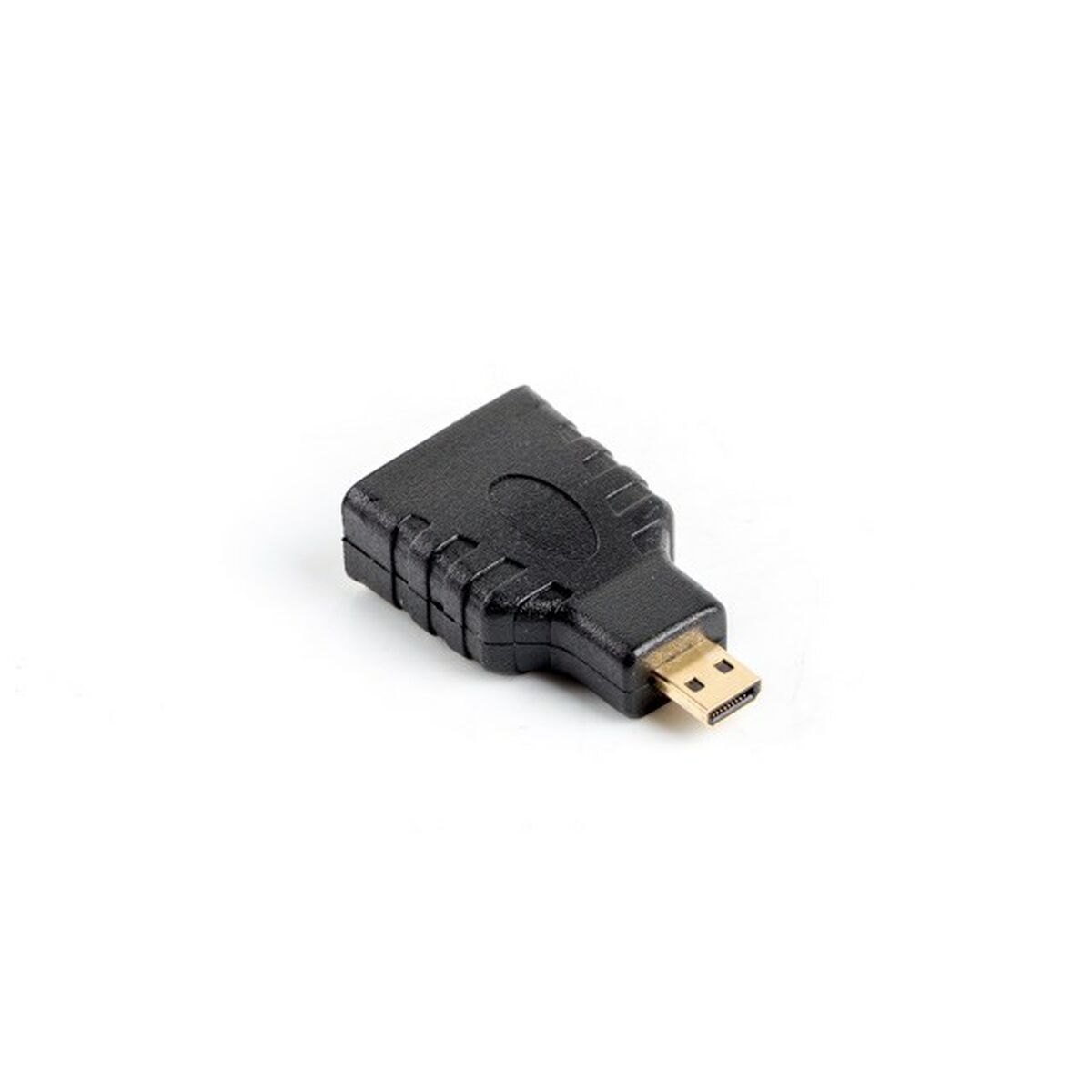 Micro HDMI till HDMI Adapter Lanberg AD-0015-BK Svart - 2