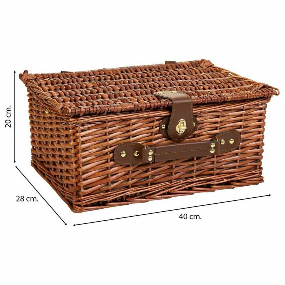 Picknickkorg Alexandra House Living Brun vide - 4