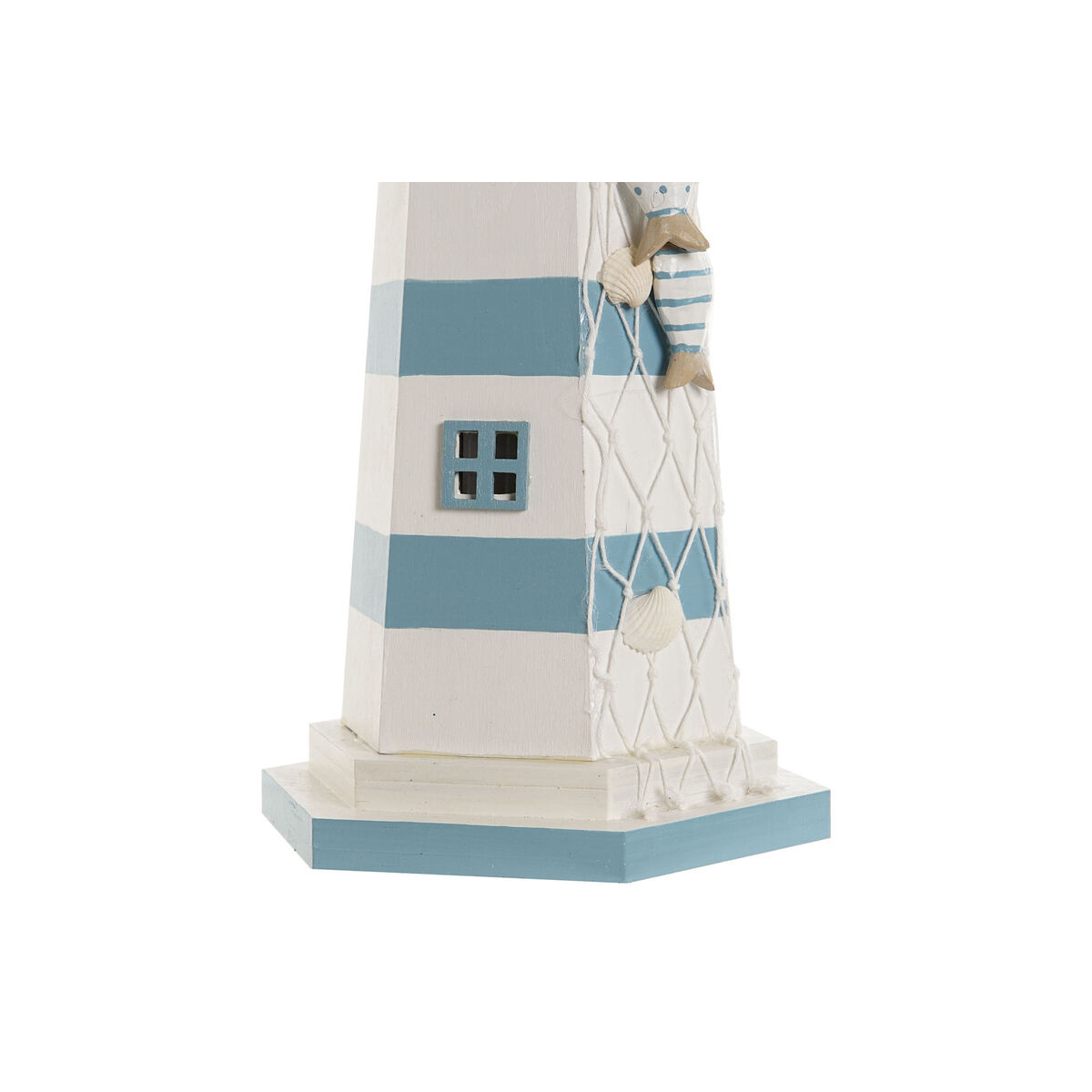 Belysning dekoration Home ESPRIT Trä Sjöman Främre lyktor 14 x 14 x 40 cm (2 antal) - 4