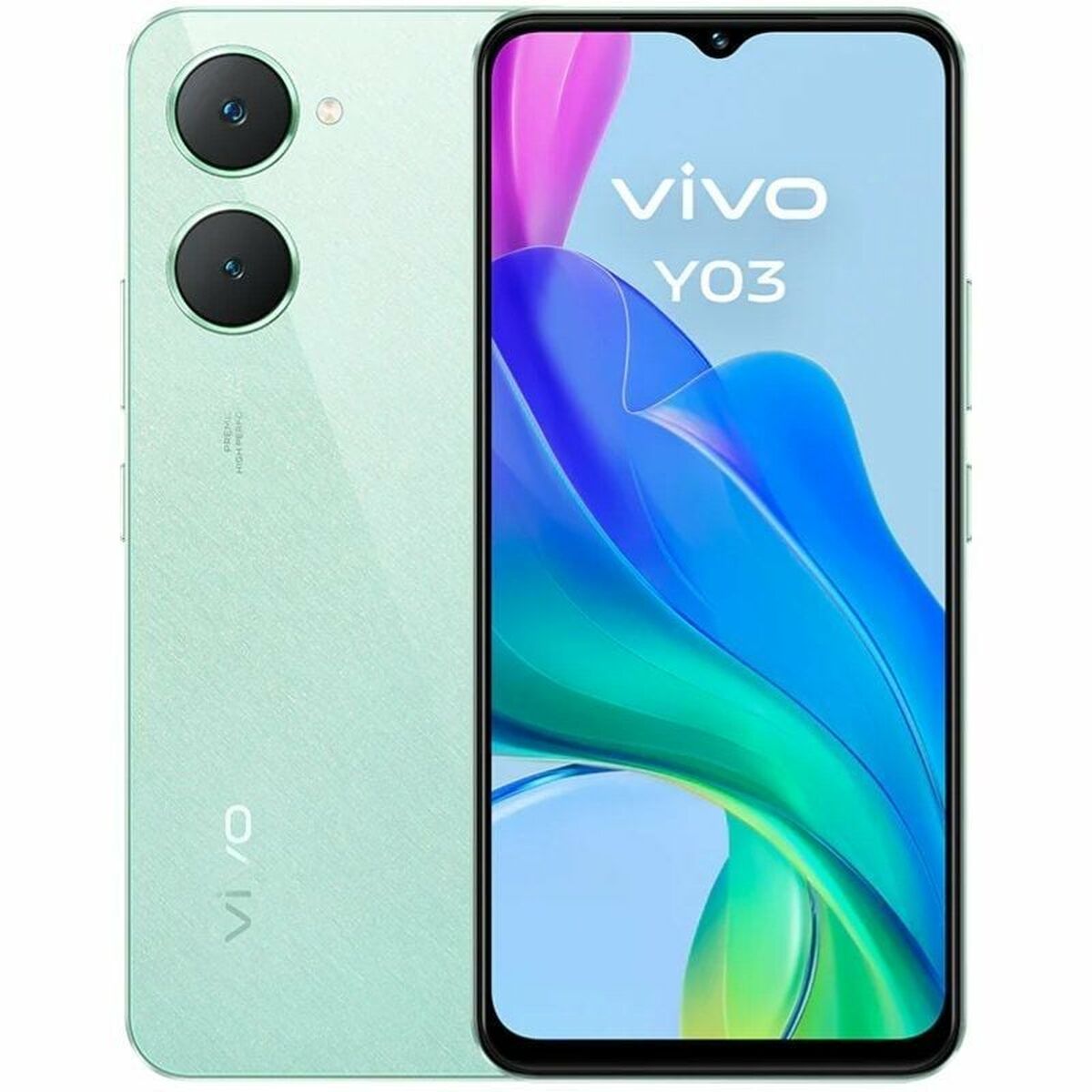 Smartphone Vivo Y03 Octa Core 4 GB RAM 128 GB Grön