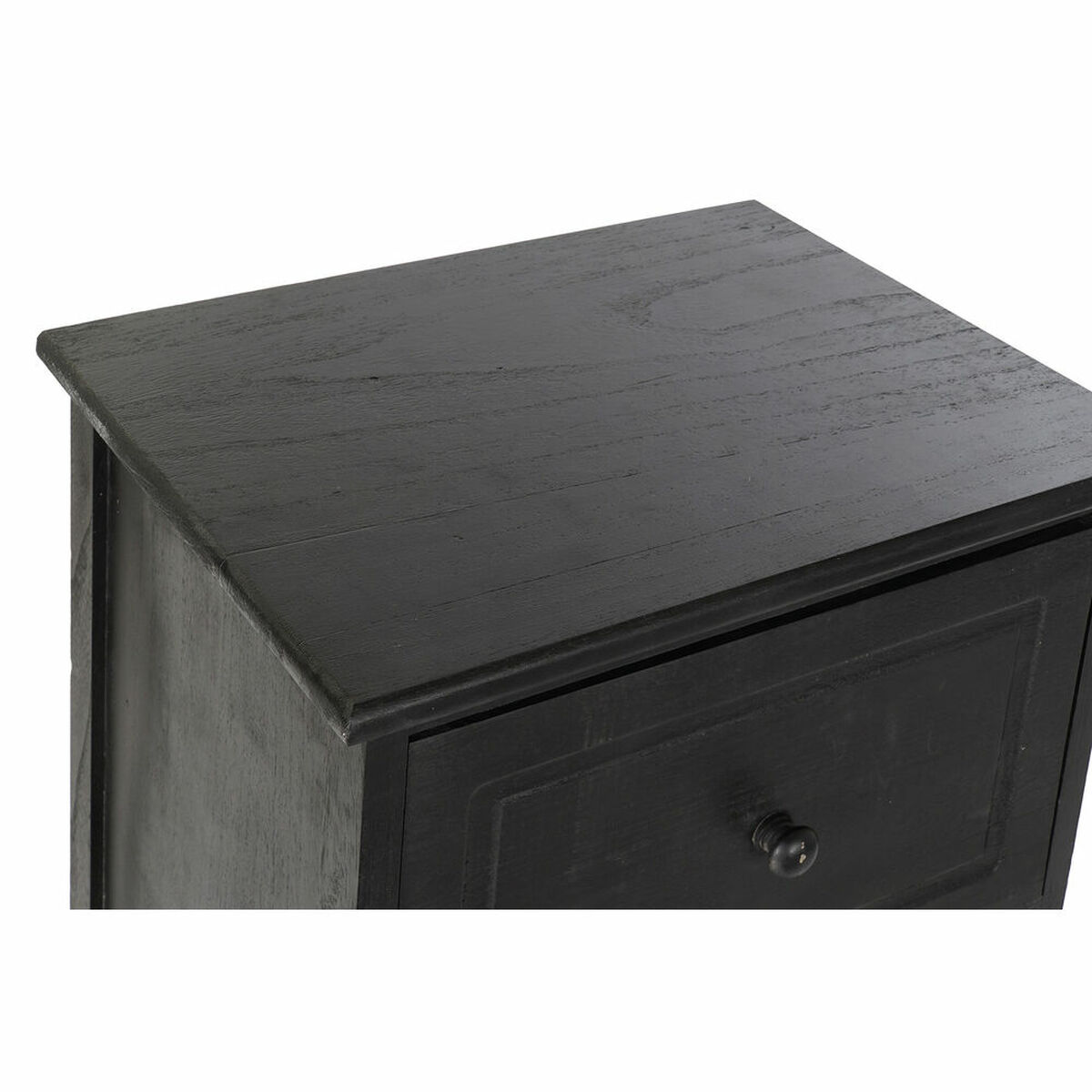 Byrå DKD Home Decor Naturell Svart Vintage Paulowniaträ (40 x 30 x 90,5 cm) - 3