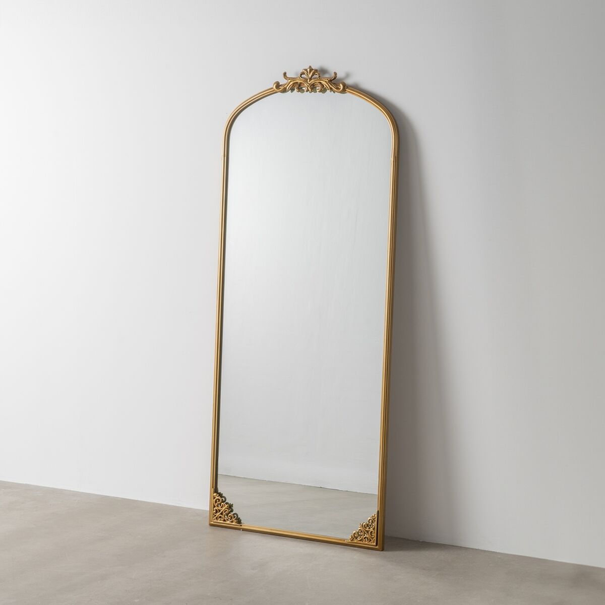 Väggspegel Gyllene 80 x 4 x 193 cm - 2