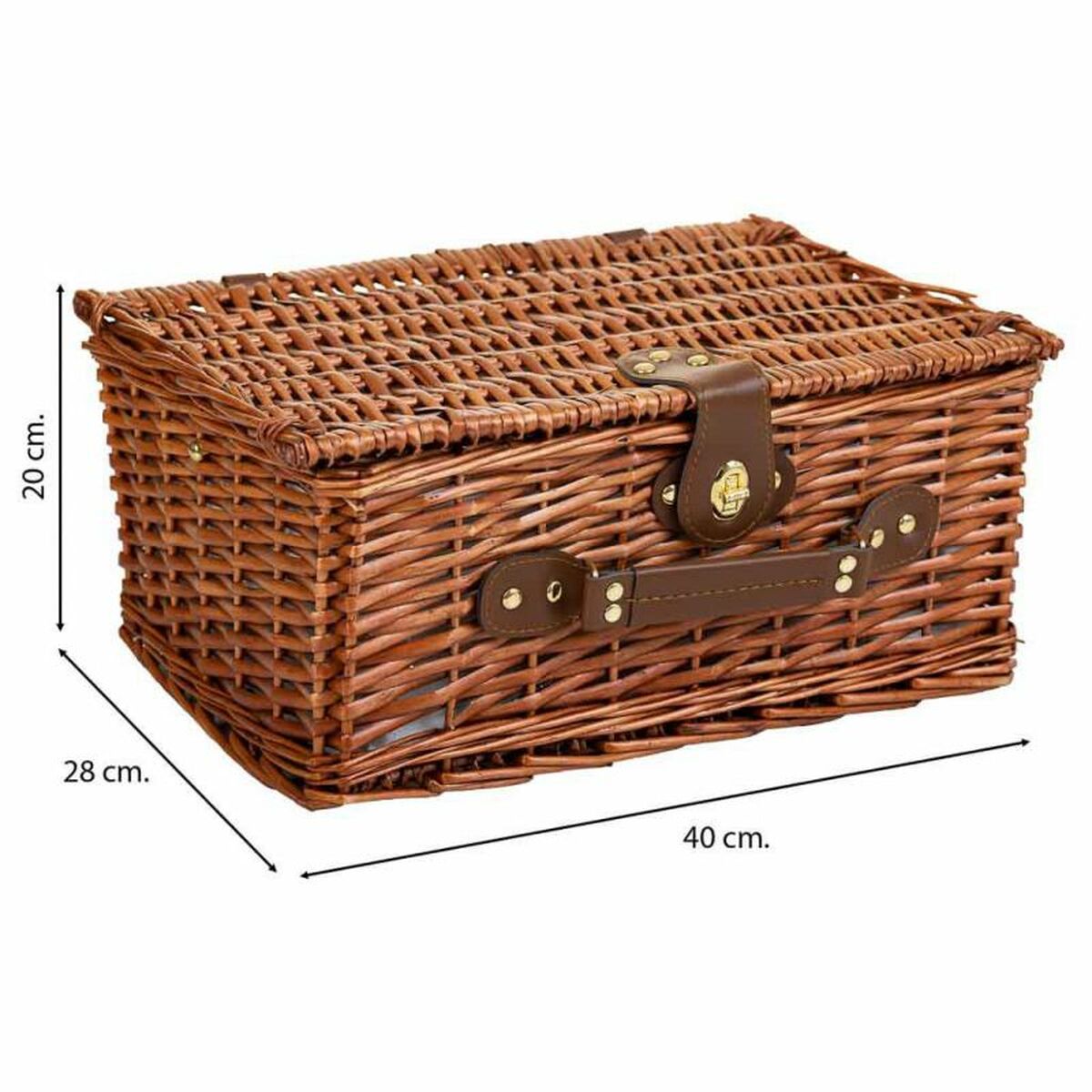 Picknickkorg Alexandra House Living Brun vide - 4