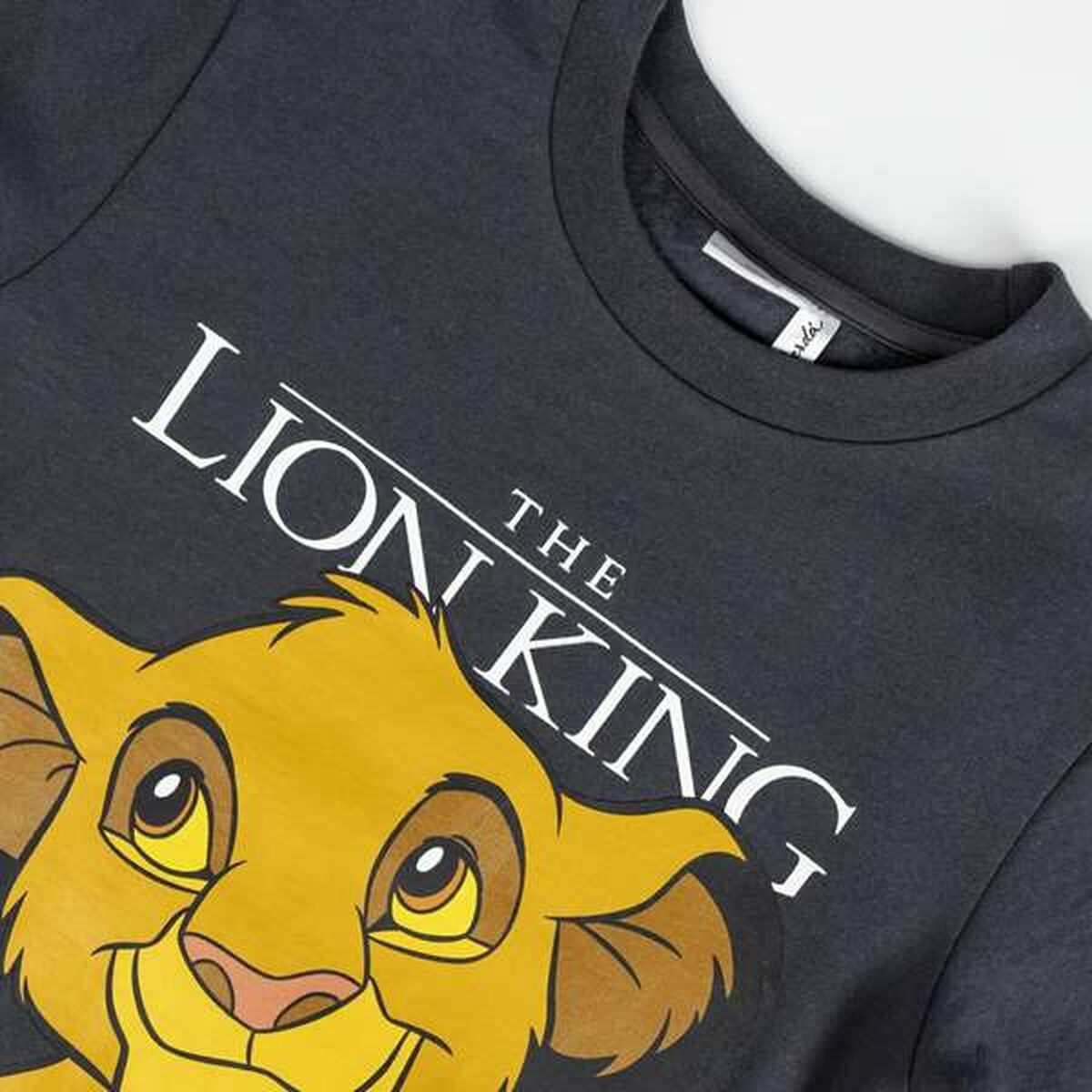 Tröja utan huva Unisex The Lion King Mörkgrå - 3