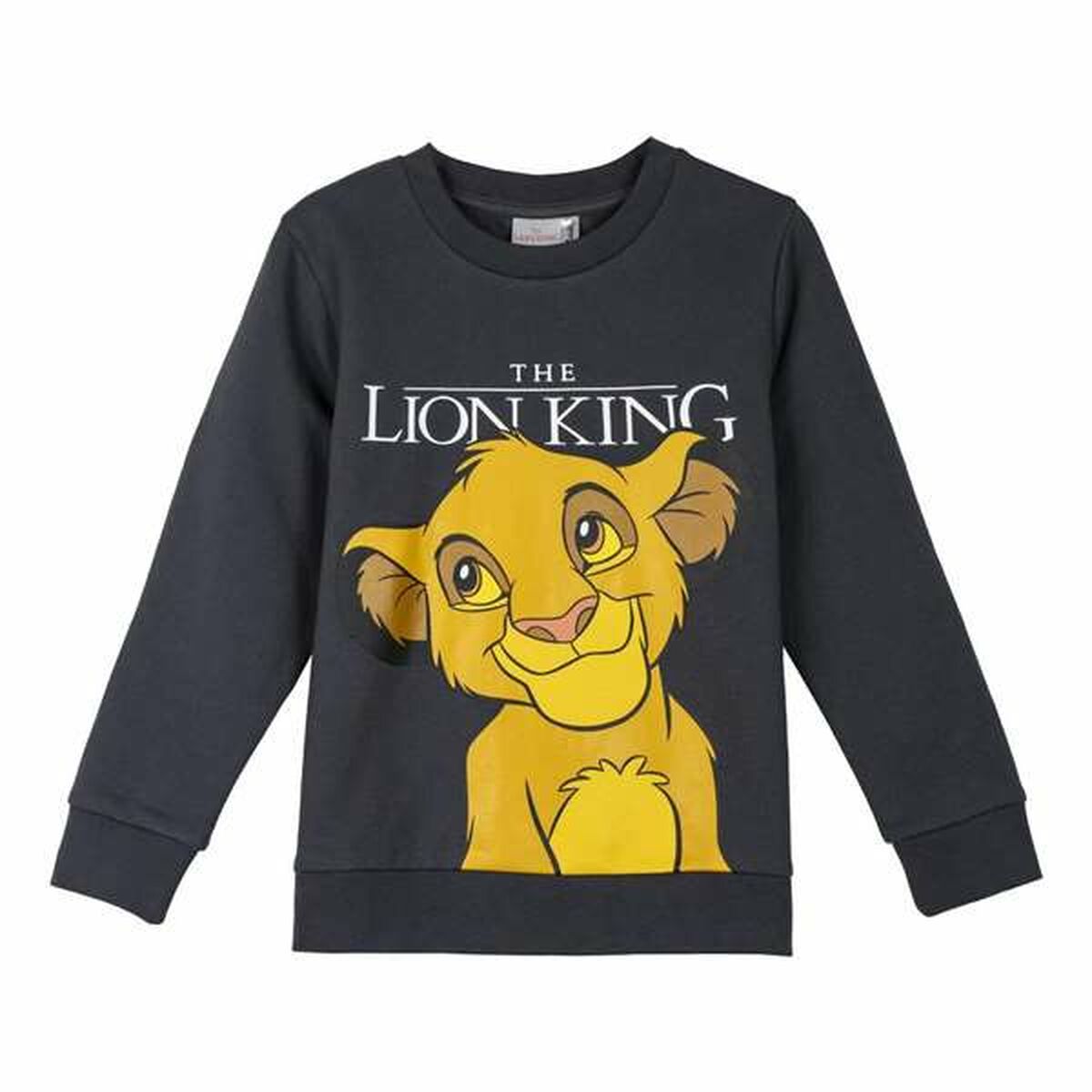Tröja utan huva Unisex The Lion King Mörkgrå