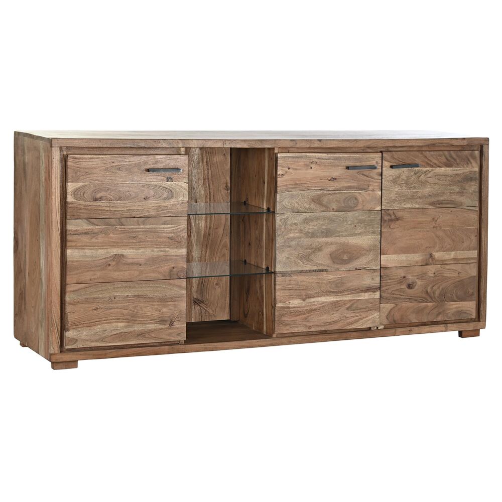 Skänk DKD Home Decor Brun Glas Akaciaträ (175 x 40 x 78 cm) - 3