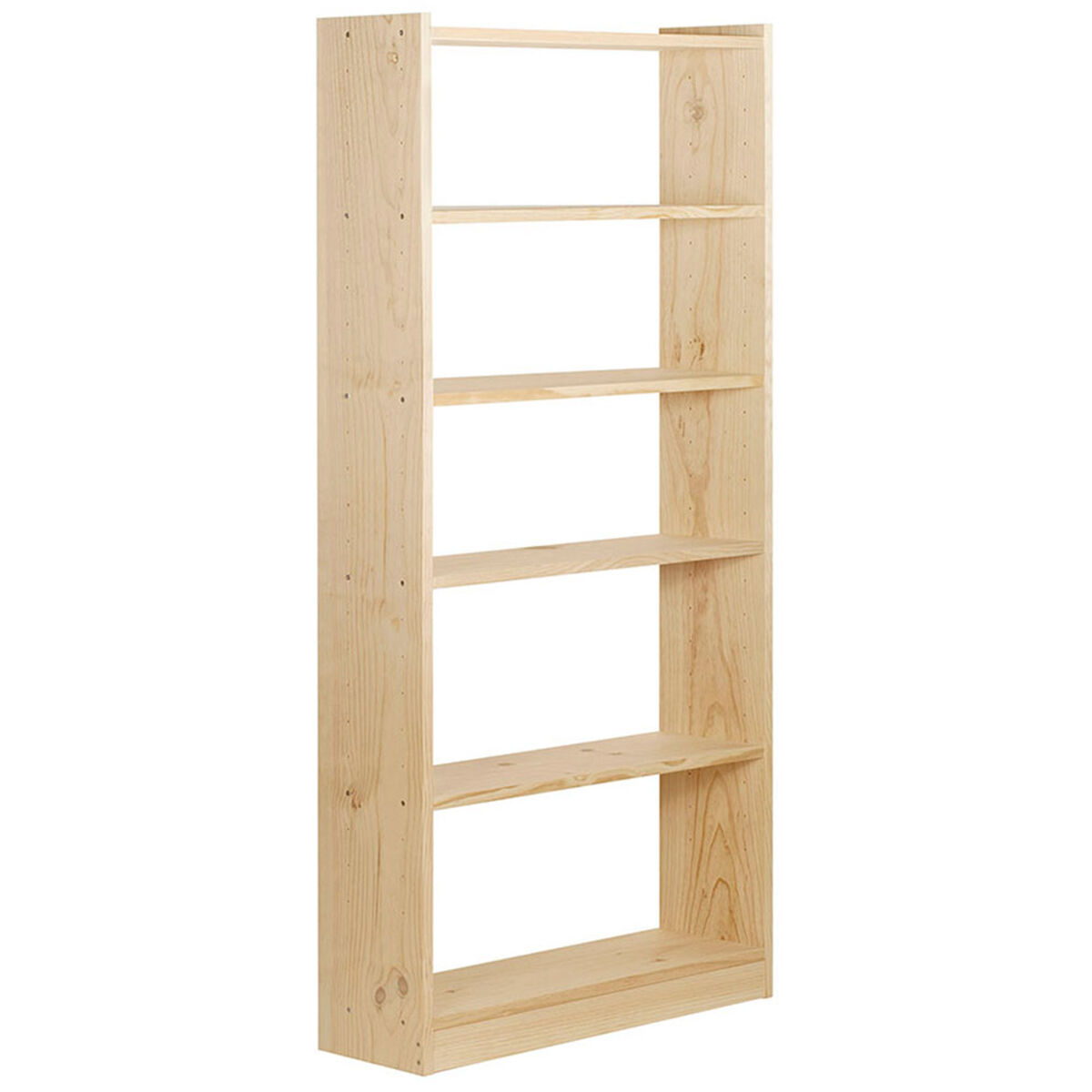 Bokhandel Astigarraga Gala Naturell Furu 184 x 80 x 25 cm 6 Hyllor