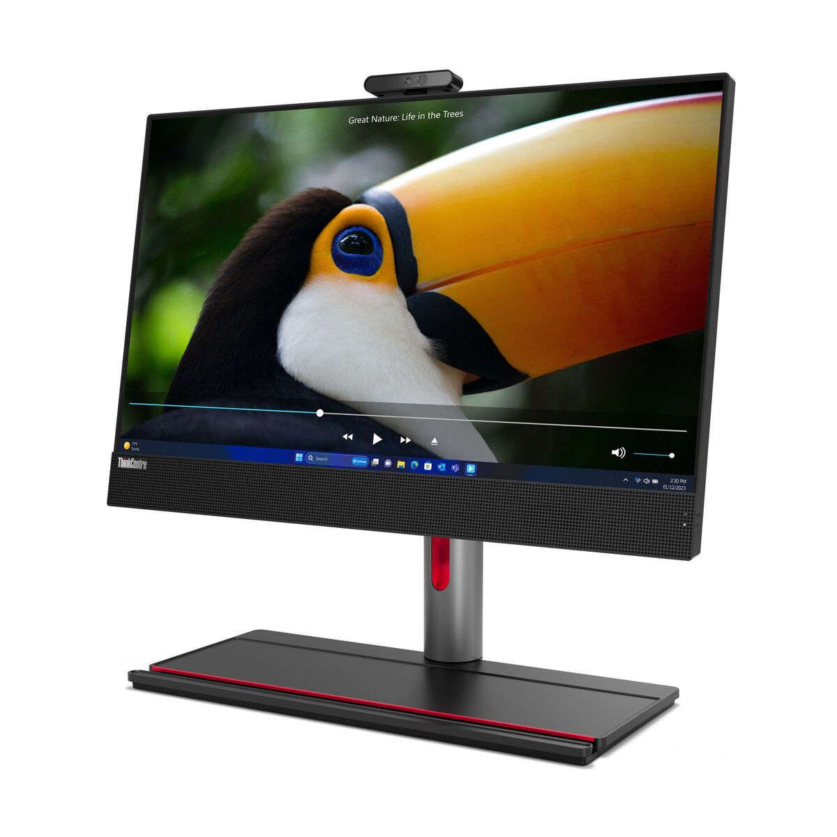 All in One Lenovo 12SH000QSP 23,8" 16 GB RAM 512 GB SSD i5-14500 Qwerty Spanska - 3