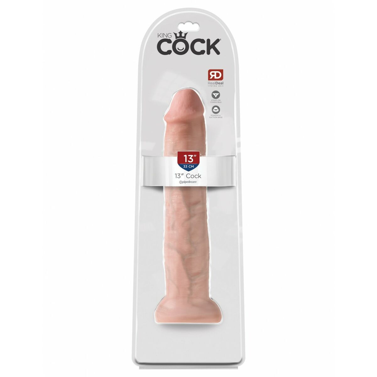 Realistisk dildo Pipedream - King Cock - 2