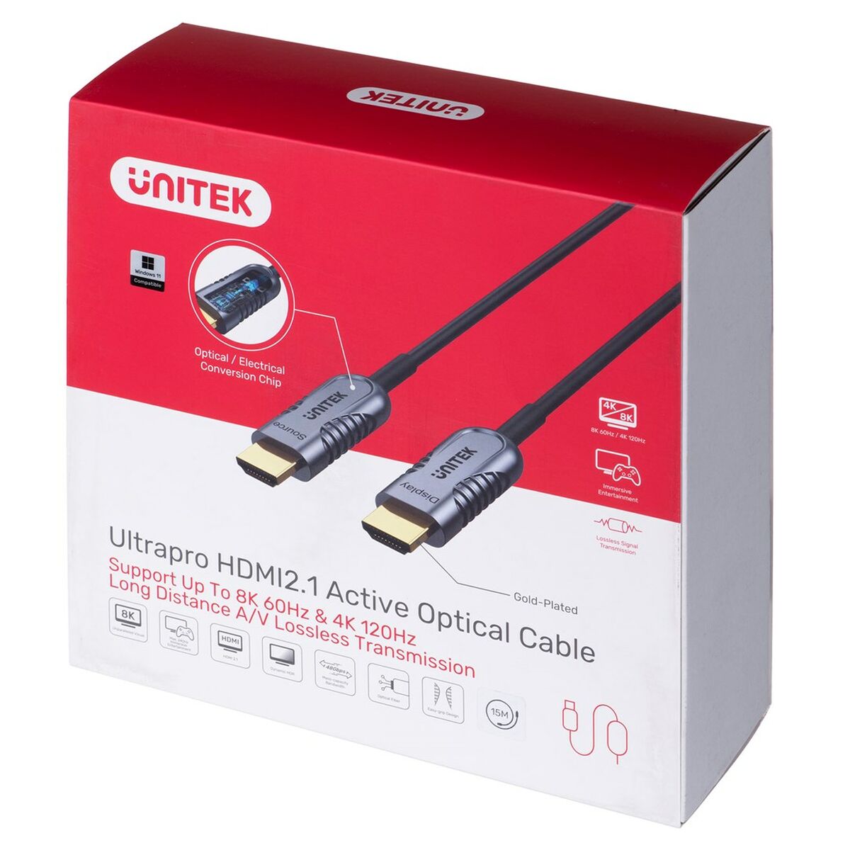 Kabel HDMI Unitek C11029DGY 15 m - 2