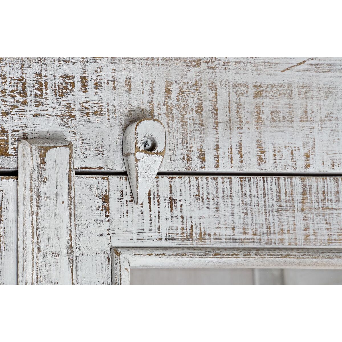 Visningsställ DKD Home Decor 90 x 45 x 180 cm Glas Mangoträ - 4