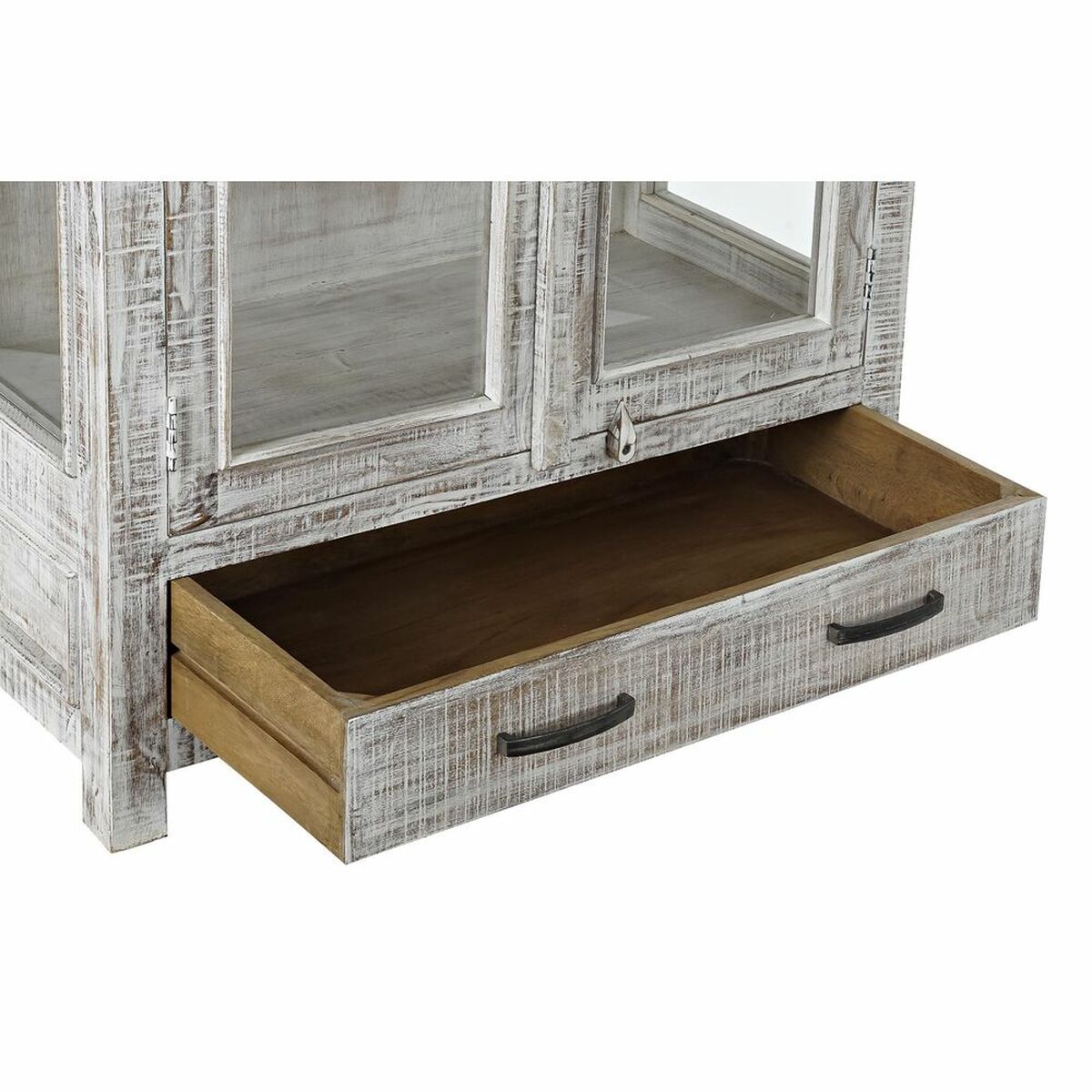 Visningsställ DKD Home Decor 90 x 45 x 180 cm Glas Mangoträ - 6