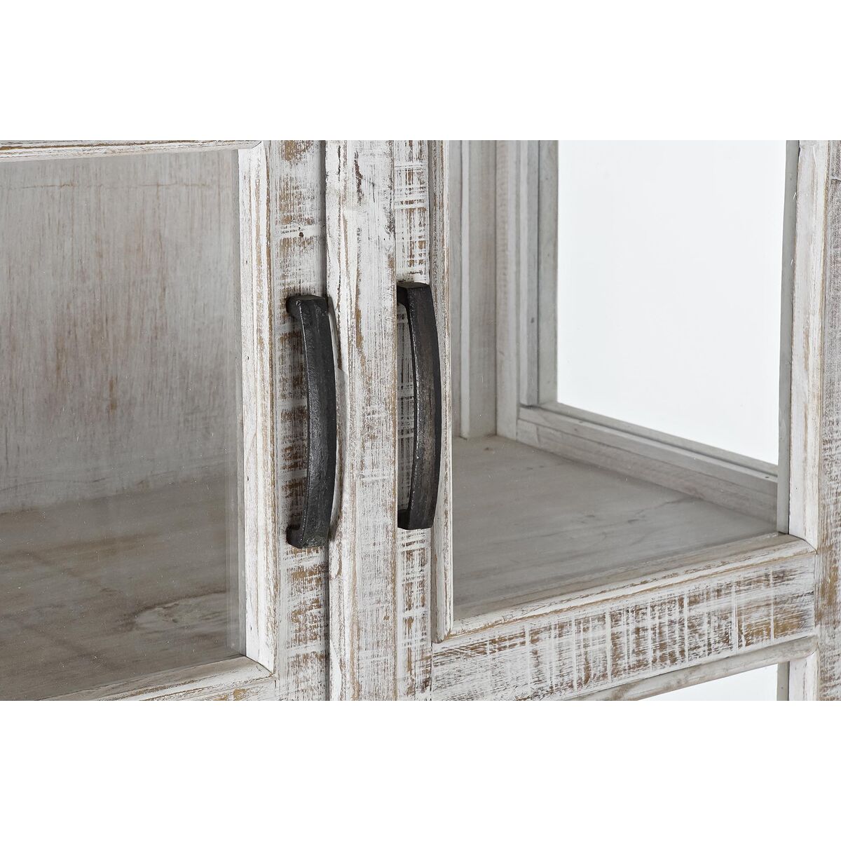 Visningsställ DKD Home Decor 90 x 45 x 180 cm Glas Mangoträ - 5