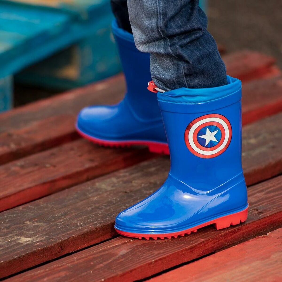 Vattenstövlar till barn The Avengers Blå - 7