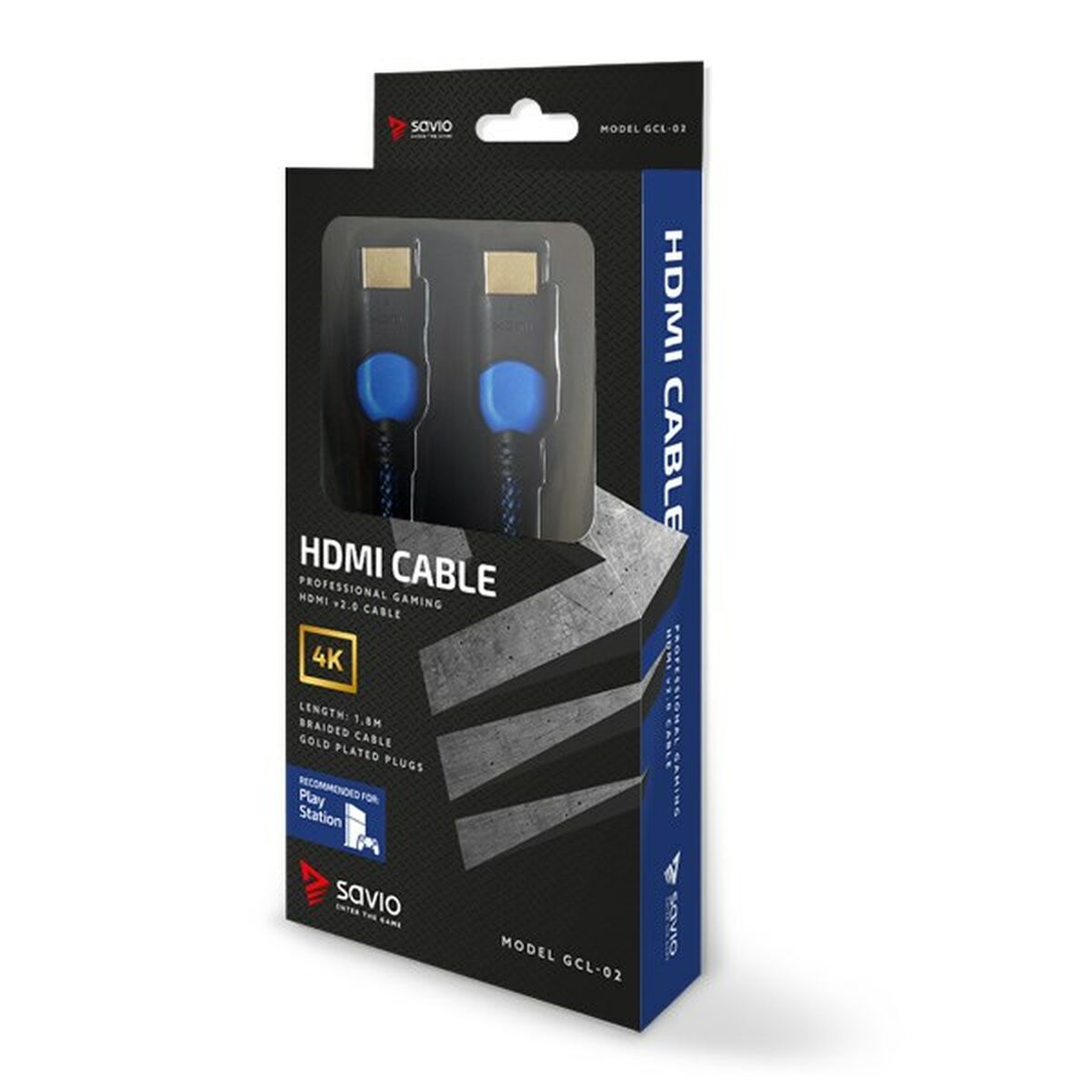 Kabel HDMI Savio GCL-02 1,8 m - 2