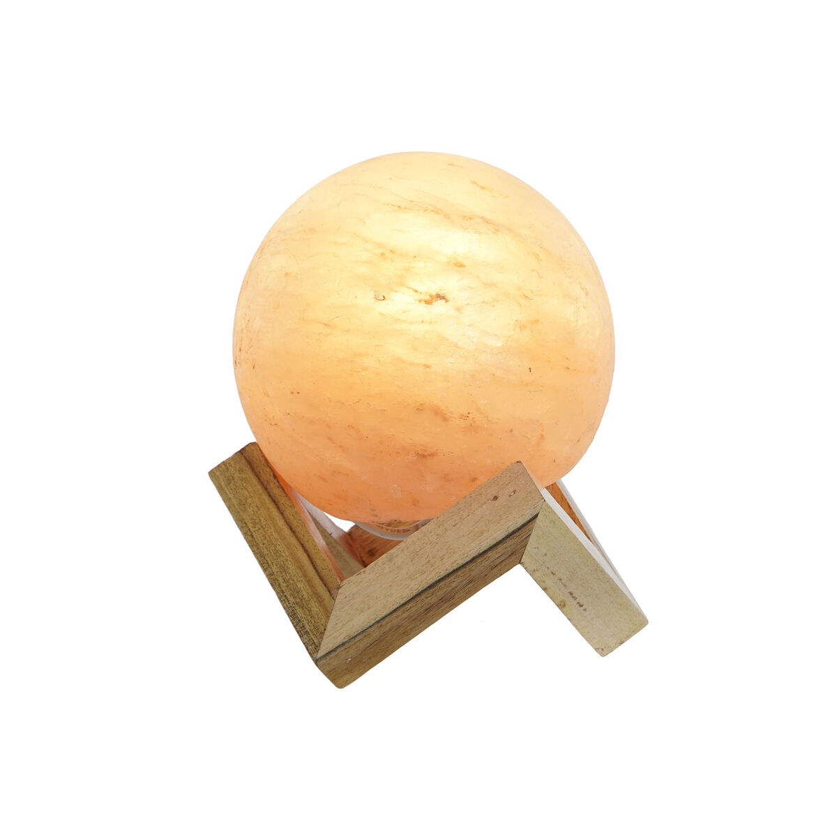 Bordslampa DKD Home Decor Brun Rosa Salt Akaciaträ 15 W 220 V 15 x 15 x 20 cm - 5