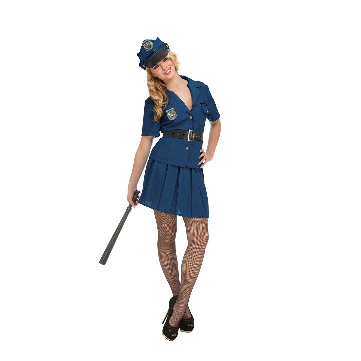 Maskeraddräkt vuxna My Other Me Kvinnlig polis One size (4 Delar)