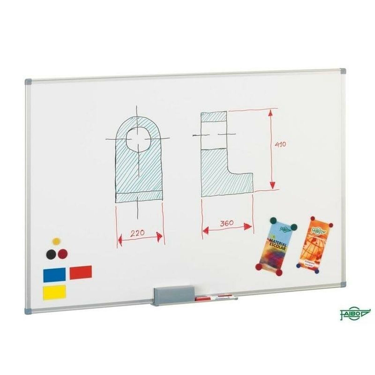 Whiteboard Faibo 90 x 120 cm - 2