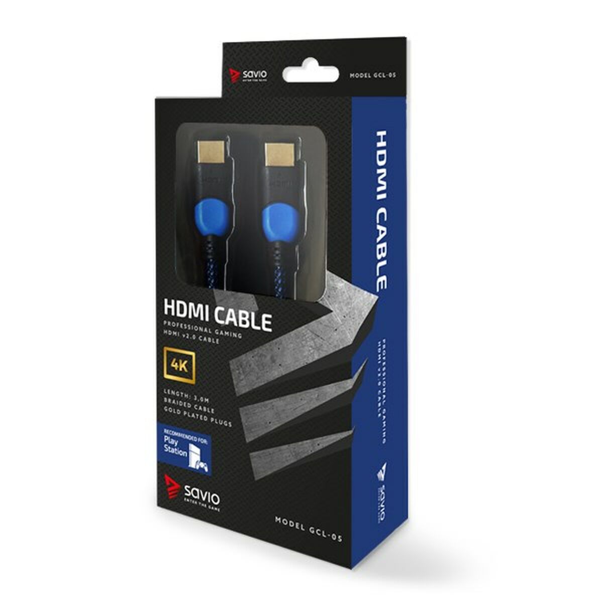 Kabel HDMI Savio GCL-05 3 m - 2