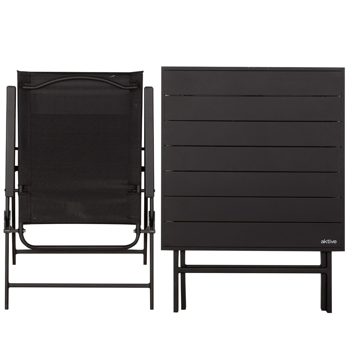 Bordsgrupp med 2 stolar Aktive 75 x 70 x 75 cm (3 Delar) - 2