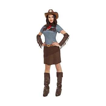 Maskeraddräkt vuxna My Other Me Cowgirl  M/L