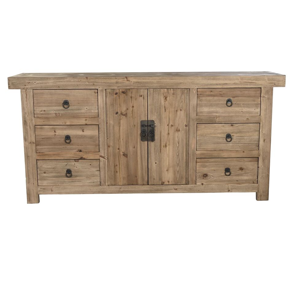 Skänk DKD Home Decor Naturell Trä 180 x 45 x 85 cm - 3