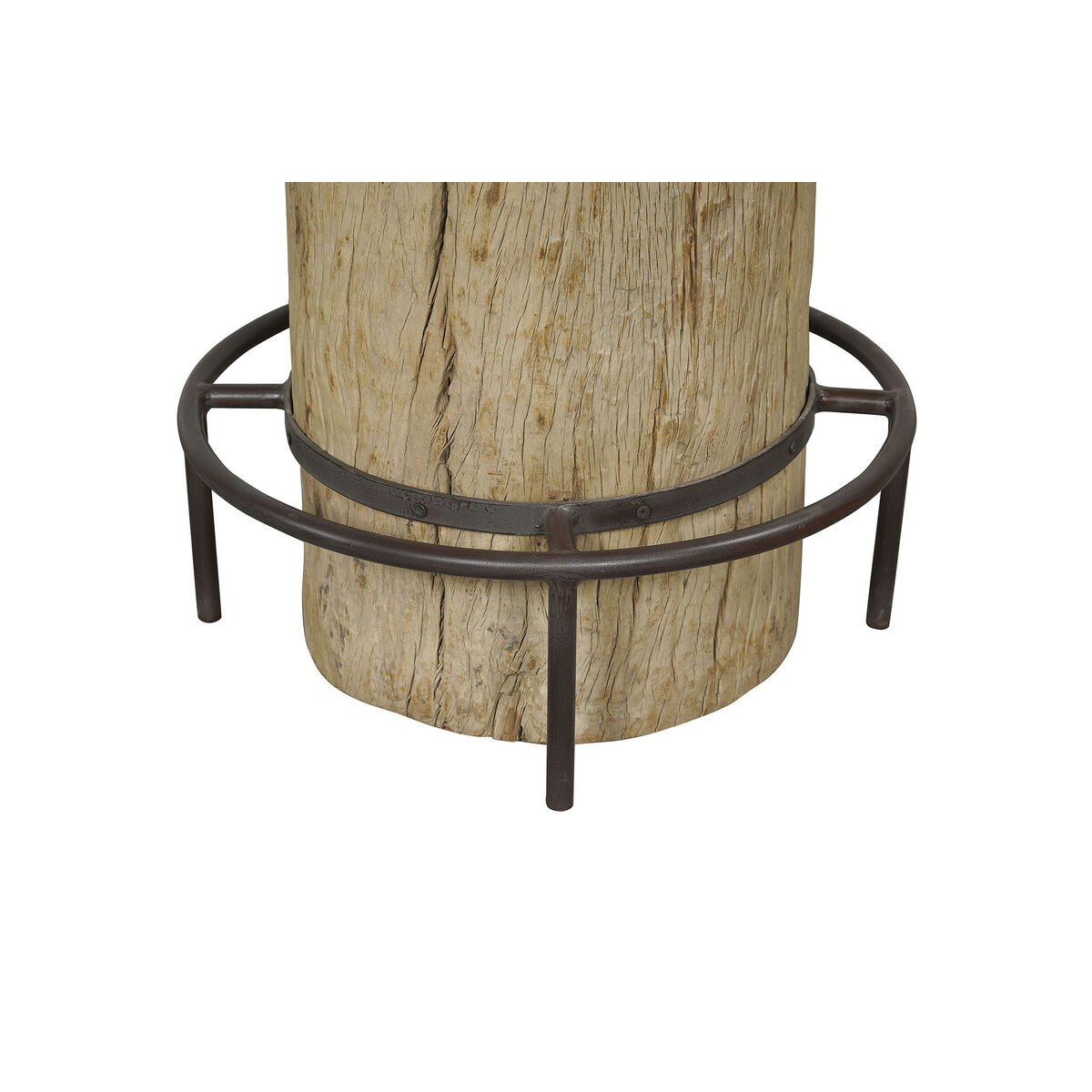 Bord Home ESPRIT Vit Naturell Marmor teakträ 90 x 90 x 114 cm - 2