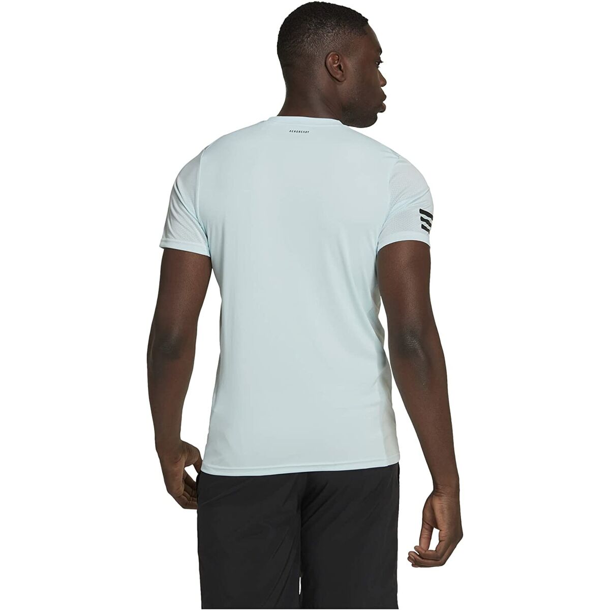 T-shirt med kortärm Herr Adidas Club Tennis 3 Stripes Vit - 3