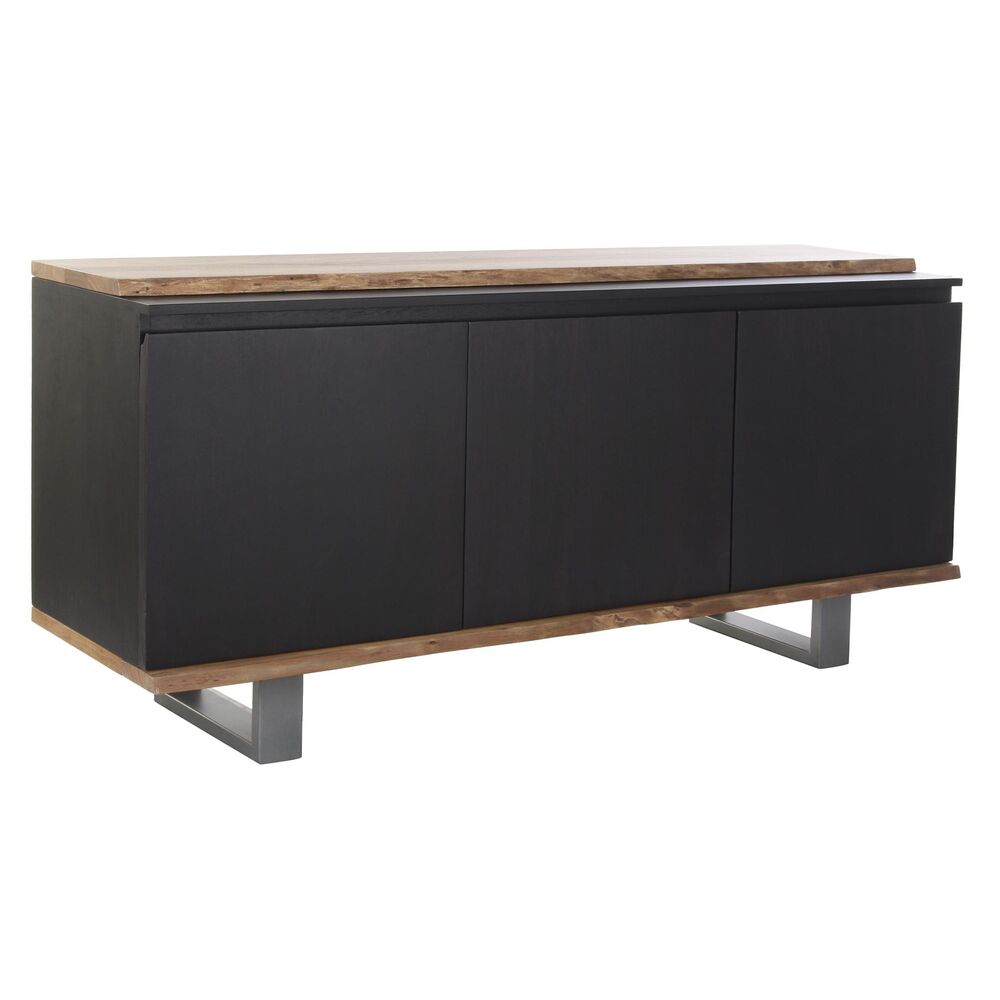 Skänk DKD Home Decor   Svart Brun Mangoträ 160 x 42 x 72 cm