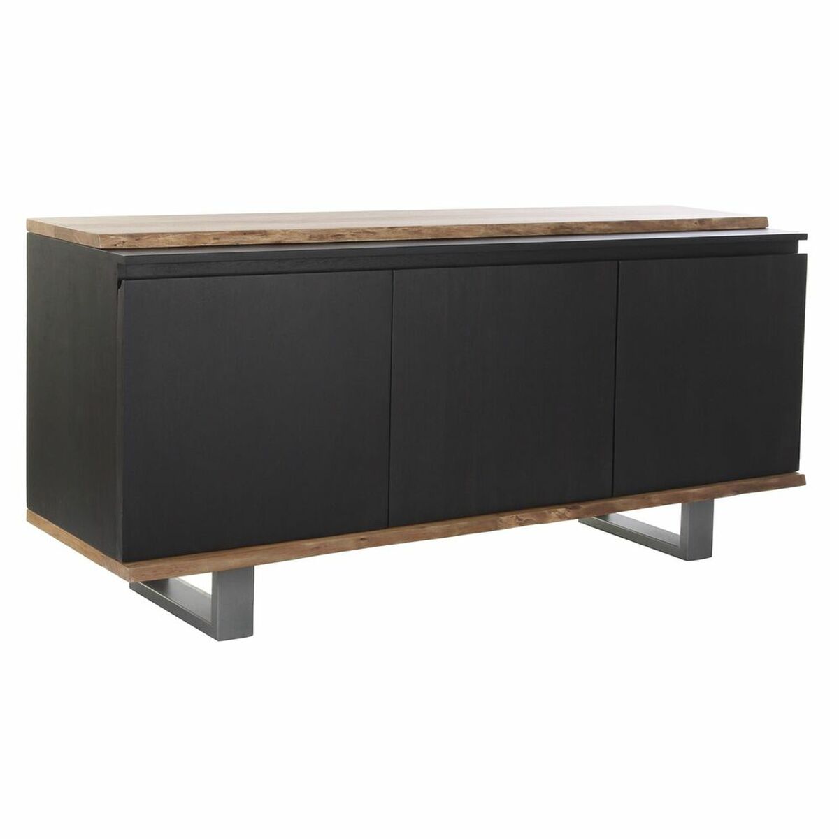 Skänk DKD Home Decor   Svart Brun Mangoträ 160 x 42 x 72 cm - 8
