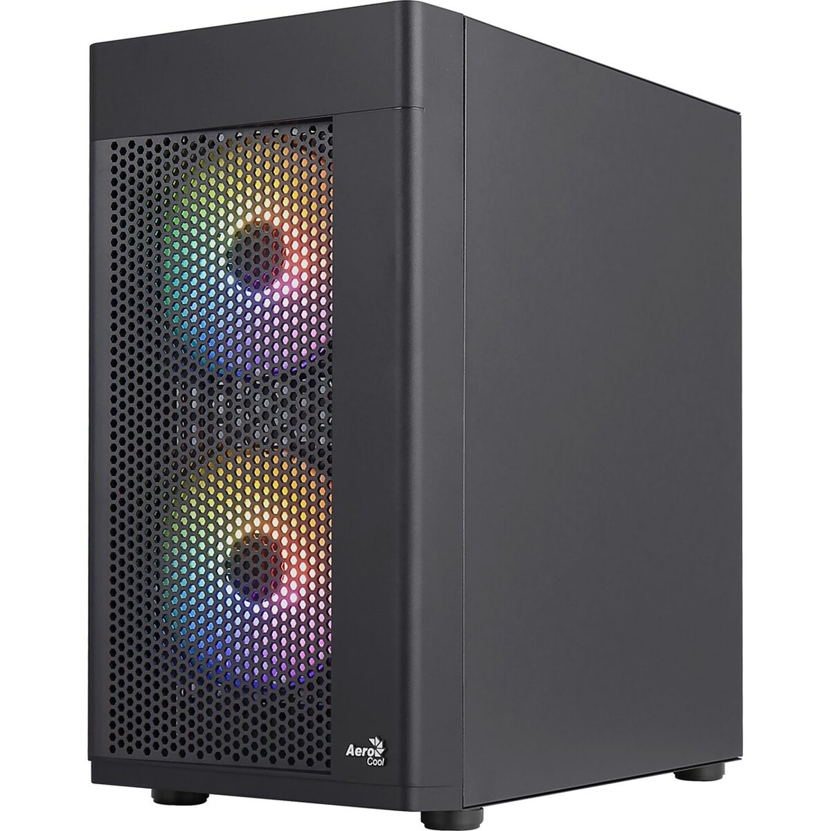 ATX Semitorn Aerocool HEXFORMBKV2 Svart - 2