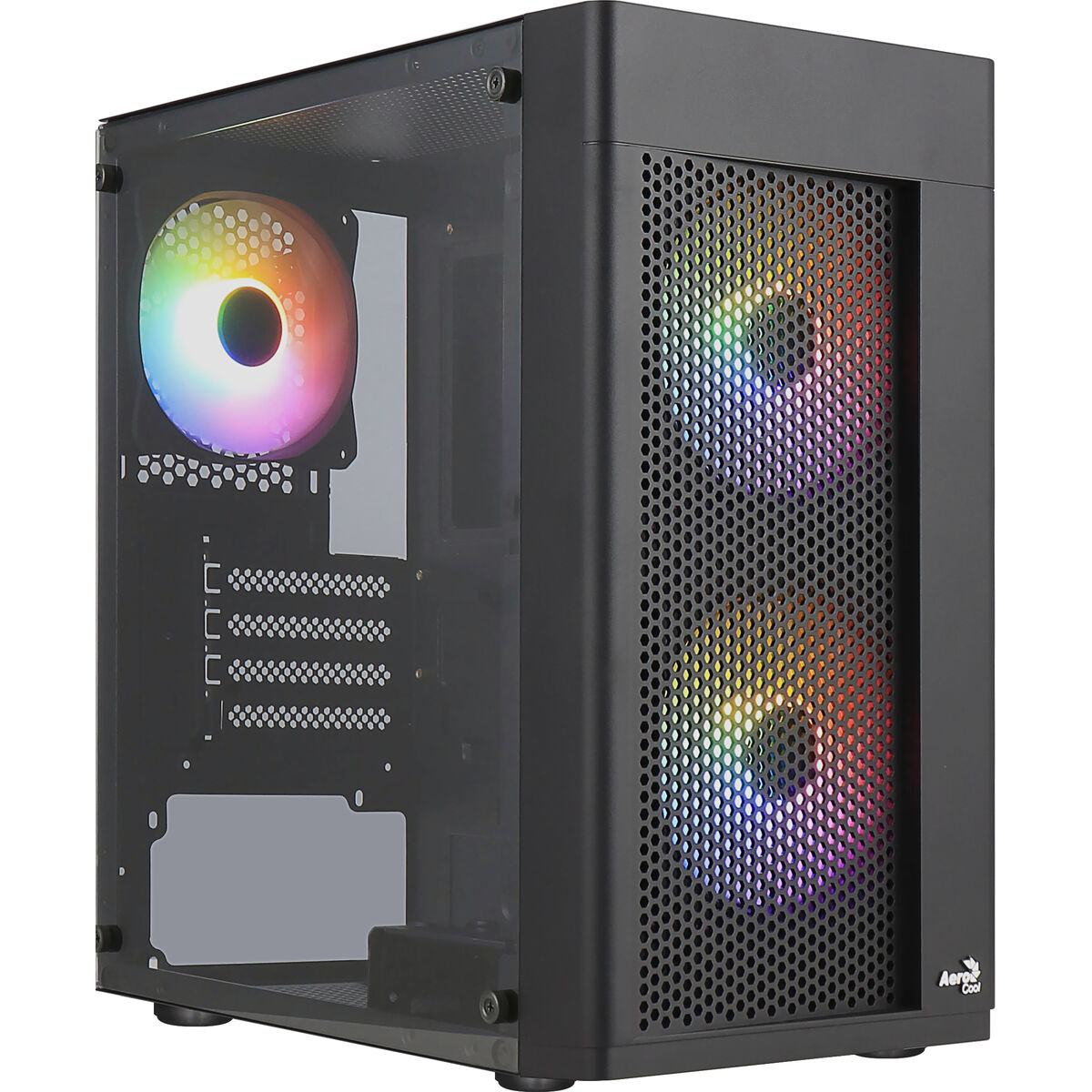 ATX Semitorn Aerocool HEXFORMBKV2 Svart
