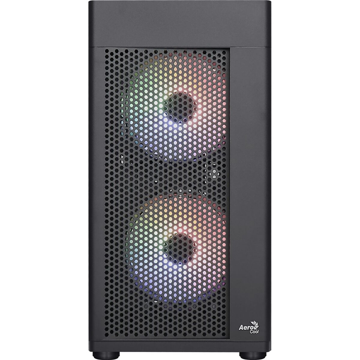ATX Semitorn Aerocool HEXFORMBKV2 Svart - 5