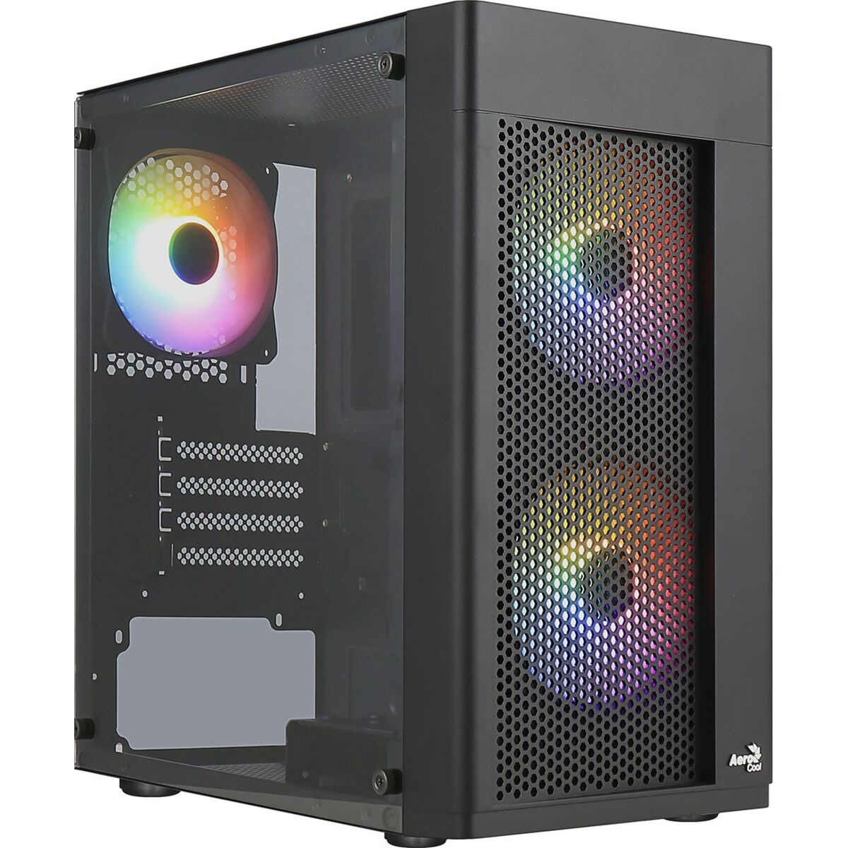 ATX Semitorn Aerocool HEXFORMBKV2 Svart - 6